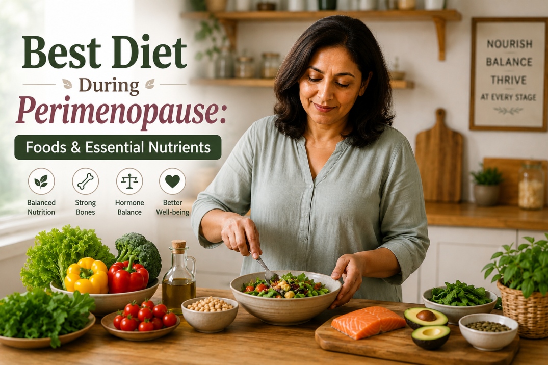 Best Diet During Perimenopause: Foods & Essential Nutrients