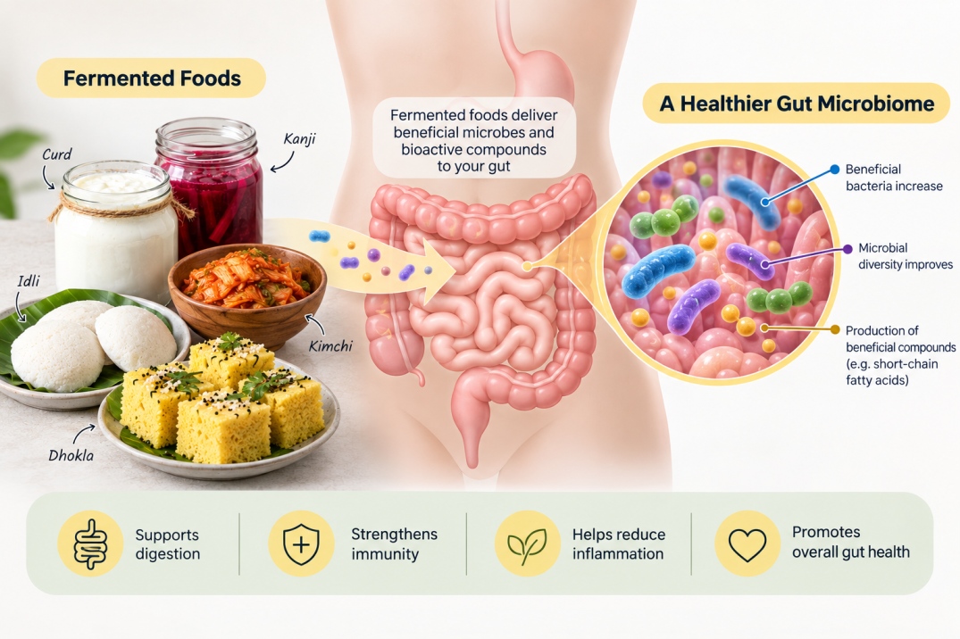 best fermented foods for gut health - WelloraFit