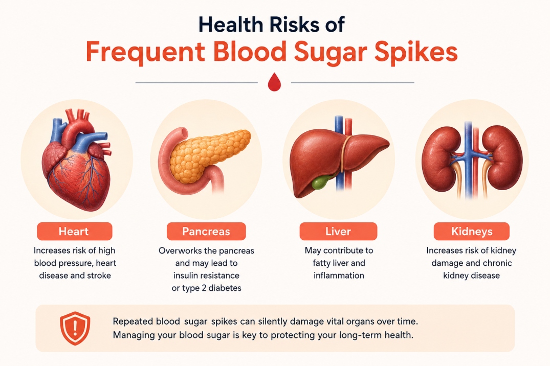 Blood Sugar Spikes - WelloraFit