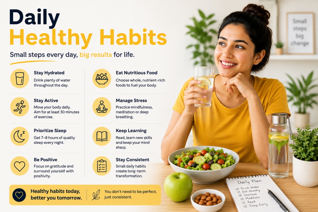 habits for better health - WelloraFit