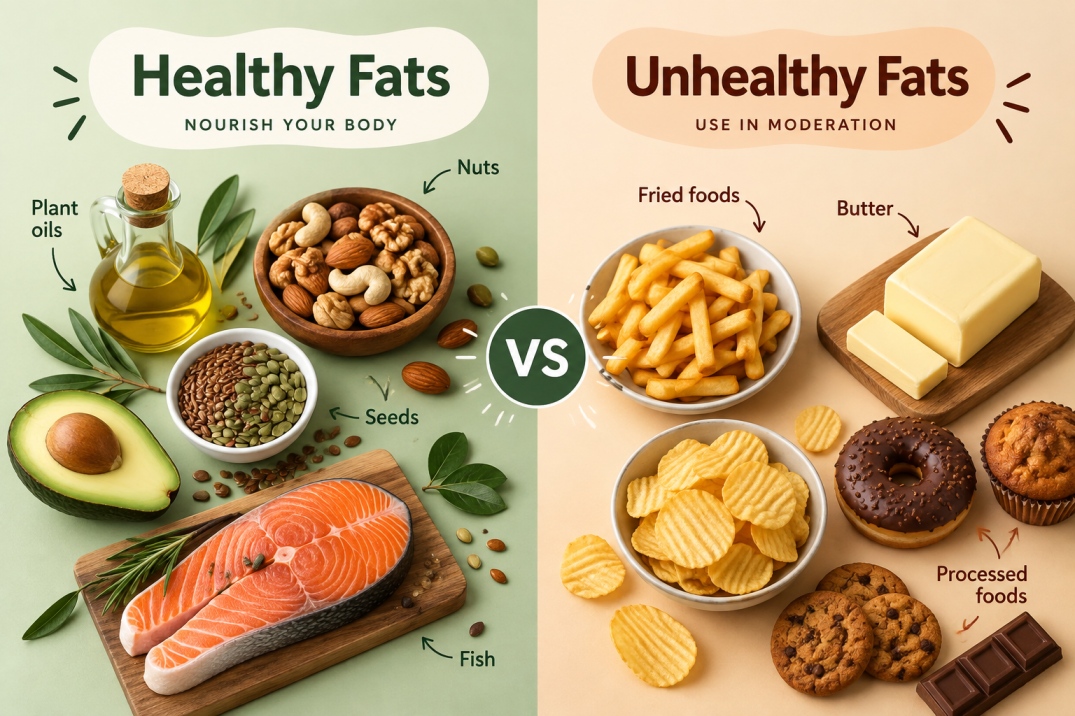 Healthy Fats vs Unhealthy Fats: What’s the Difference?