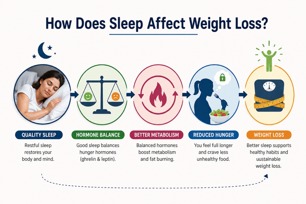 Sleep and Weight Loss - WelloraFit